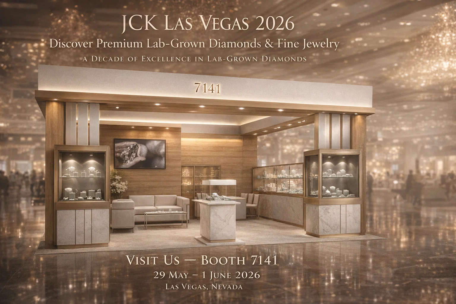 JCK Las Vegas Show 2026 event for lab-grown diamonds